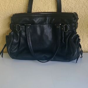 Cole Haan Black Leather Shoulder Bag